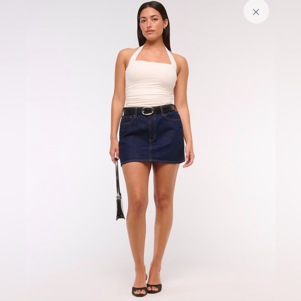 Sold Out Abercrombie & Fitch Dark Blue Mini Skirt